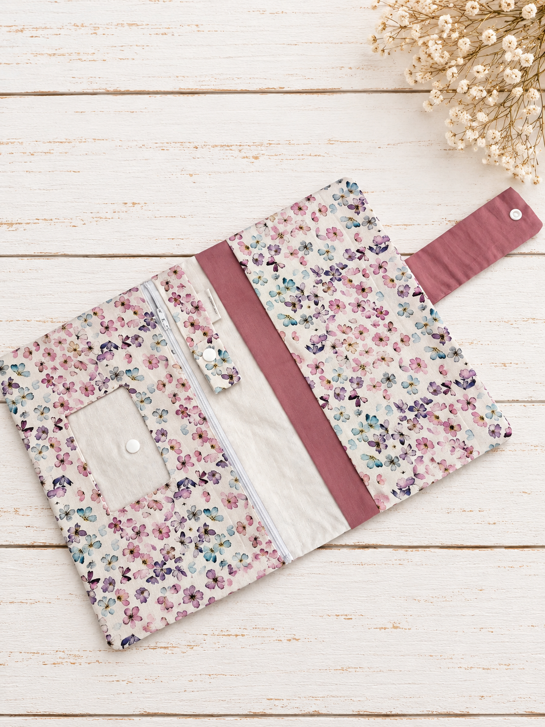 Pochette Portapannolini Fiori 2