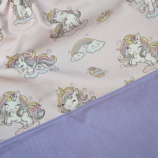 Sacca Asilo Personalizzata con Nome – Unicorn