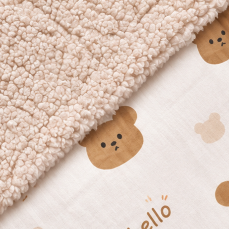 Copertina Invernale Bear personalizzata con nome