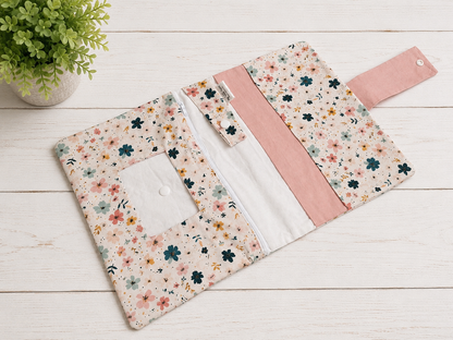 Pochette Portapannolini Fiori